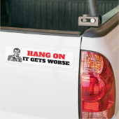 Funny It wird schlimmer Vinyl Autoaufkleber (Auf Lkw)