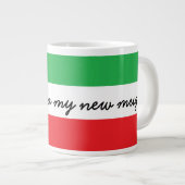 Funny Italian Accent and Flag Jumbo-Tasse (Vorderseite Rechts)