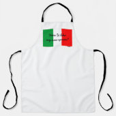 Funny Italian Accent Flag Italiens Schürze (Vorderseite)