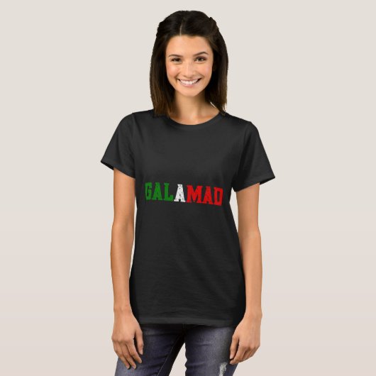 Funny Italian American Food Slang Calamari Galamad T-Shirt (Vorne ganz)