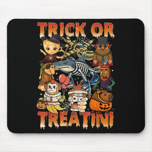 Funny Italian Brain Rot Italienisches Brainrot Hal Mousepad (Vorne)