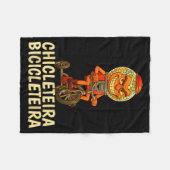 Funny Italian Brainrot Kids Meme Chicleteira Bicic Fleecedecke (Vorderseite (Horizontal))