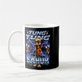 Funny Italian Brainrot Tung Tung Tung Sahur  Kaffeetasse (Links)
