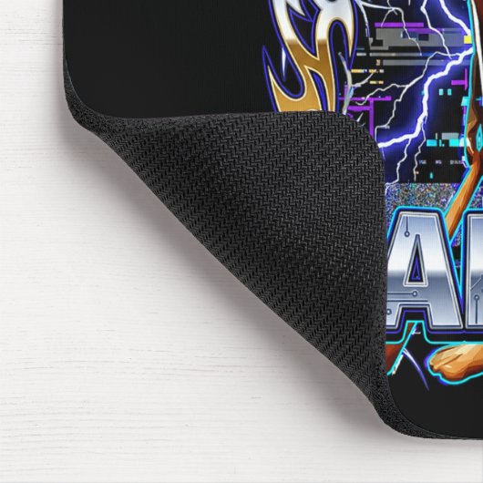 Funny Italian Brainrot Tung Tung Tung Sahur  Mousepad (Ecke)