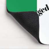 Funny Italian Flag Mousepad (Ecke)