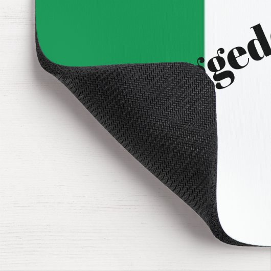 Funny Italian Flag Mousepad (Ecke)