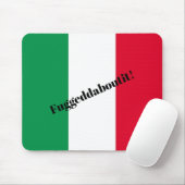 Funny Italian Flag Mousepad (Mit Mouse)