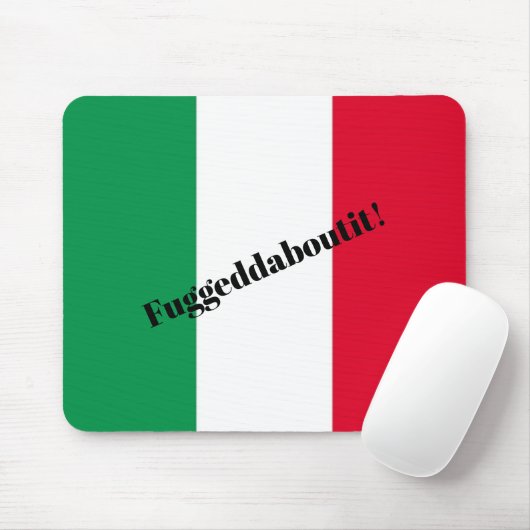 Funny Italian Flag Mousepad (Mit Mouse)