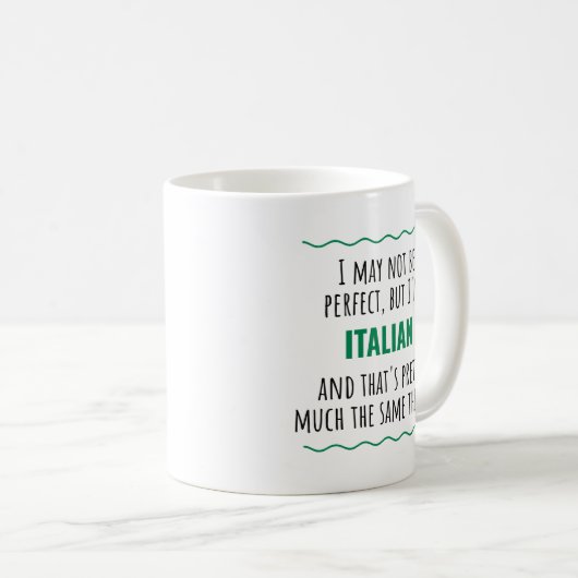 Funny Italian Gift Idea Mug Kaffeetasse (VorderseiteRechts)