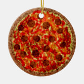 Funny Italian Pizza Christmas Ornament (Vorne)
