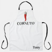 Funny Italian Red Horn Pendant Schürze (Vorderseite)