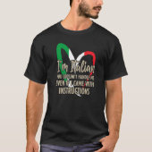 Funny Italian Sayings Im Italian Premium T-Shirt (Vorderseite)