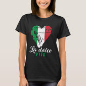 Funny Italian Sprichwort Hört Liebe Italienische F T-Shirt (Vorderseite)