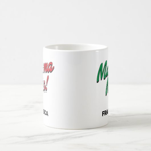 Funny italienisches Sprichwort Mamma Mia! Tasse (Mittel)