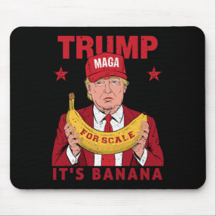 Funny It's Banana for Scales Trump Vintage Männer Mousepad