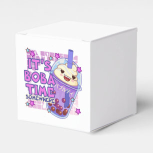Funny "It's Boba Time Irgendwo" Geschenkschachtel