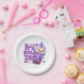 Funny "It's Boba Time Irgendwo" Pappteller (Party)