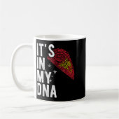Funny It's In My Dna Papua New Guinea Flag Fingerp Kaffeetasse (Links)