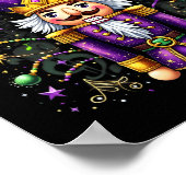 Funny It's Mardi Gras Y’all Nutcracker King Mardi Poster (Ecke)