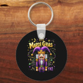 Funny It's Mardi Gras Y’all Nutcracker King Mardi Schlüsselanhänger (Vorderseite)