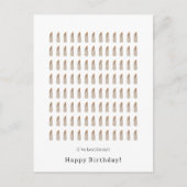 Funny I've Lost Count Happy Birthday Candles Card Postkarte (Vorderseite)