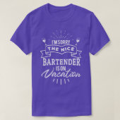 Funny Ix27m sorry der nette Barkeeper ist im Urlau T-Shirt (Design vorne)