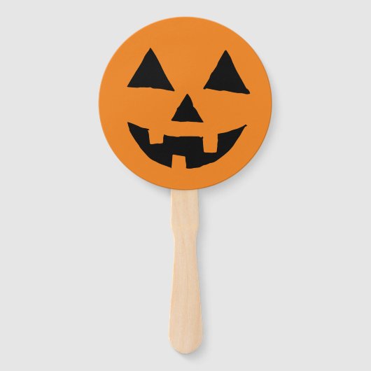 Funny Jack O Lanter Halloween Art Simple Jack O Fächer (Rückseite)