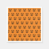 Funny Jack O Lanter Halloween Art Simple Jack O Serviette (Vorderseite)