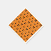 Funny Jack O Lanter Halloween Art Simple Jack O Serviette (Ecke)