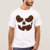 Funny Jack-o'-Lantern Face Halloween T-Shirt (Vorderseite)