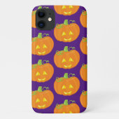 Funny Jack O'Lantern Pumpkin Halloween Pattern Case-Mate iPhone Hülle (Rückseite)