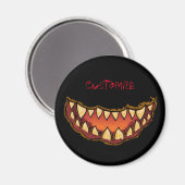 Funny Jack o'lantern Thunder_Cove Magnet (Vorderseite/Rückseite)