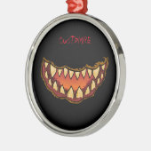 Funny Jack o'lantern Thunder_Cove Ornament Aus Metall (Links)