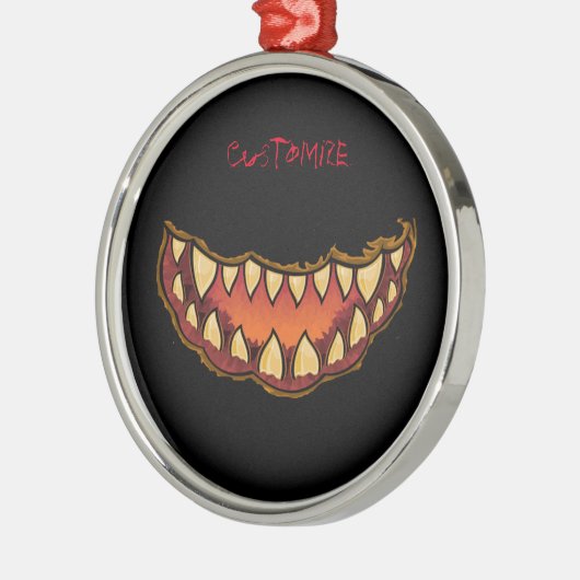 Funny Jack o'lantern Thunder_Cove Ornament Aus Metall (Links)
