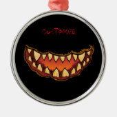 Funny Jack o'lantern Thunder_Cove Ornament Aus Metall (Vorne)