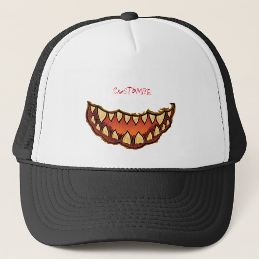 Funny Jack o'lantern Thunder_Cove Truckerkappe (Vorderseite)