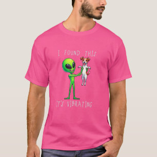 Funny Jack Russel Alien ich fand, dass es schwingt T-Shirt