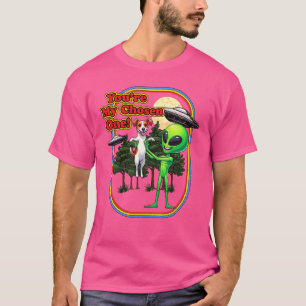 Funny Jack Russel Alien Sie sind ausgewählt Ein UF T-Shirt