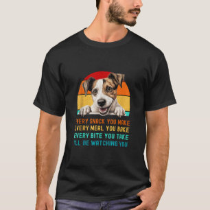 Funny Jack Russel Terrier Dog jeden Snack, den Sie T-Shirt