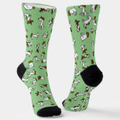 Funny Jack Russell Cartoon Socks Socken (Gewinkelt)