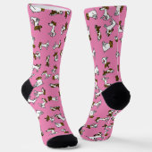Funny Jack Russell Cartoon Socks Socken (Gewinkelt)