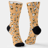 Funny Jack Russell Cartoon Socks Socken (Gewinkelt)