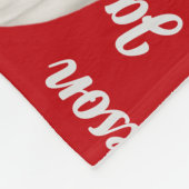 Funny Jack Russell Dog Name Gemustert Weihnachten Fleecedecke (Ecke)