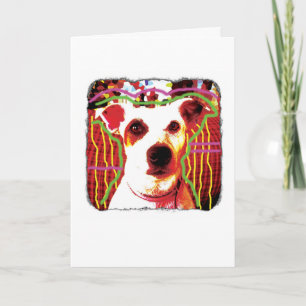 Funny Jack Russell Pop Art card for many uses Karte