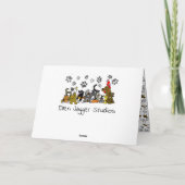 Funny Jack Russell Terrier Cartoon Birthday Karte (Rückseite)