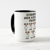 Funny Jack Russell Terrier Dog Tasse (Vorderseite Links)