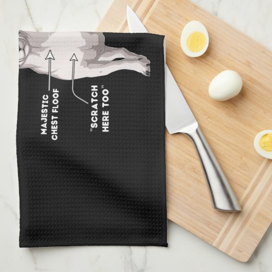 Funny Jack Russell Terrier Geschirrtuch (Viertel Falte)