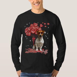 Funny Jack Russell Terrier Heart Valentinstag Do T-Shirt