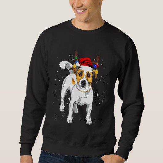 Funny Jack Russell Weihnachten Sweatshirt (Vorderseite)