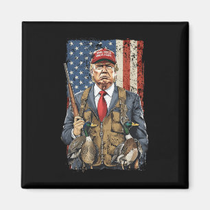 Funny Jagd Duck Trump Camouflage Jagd Hallo Magnet